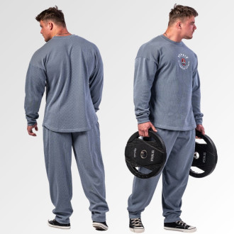 NEBBIA - Unisex oversized felső SIGNATURE 797 (blue)
