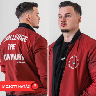 NEBBIA - Kifordítható férfi bomber Mr.Olympia 794 (black)