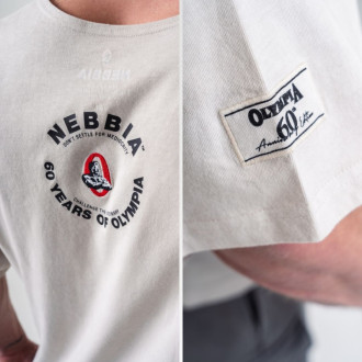 NEBBIA - Washed pamut rag top GOLDEN AGE 788 (light grey)