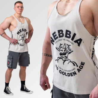 NEBBIA - Férfi testépítő atléta 791 (light grey)