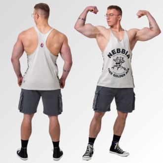 NEBBIA - Férfi testépítő atléta 791 (light grey)