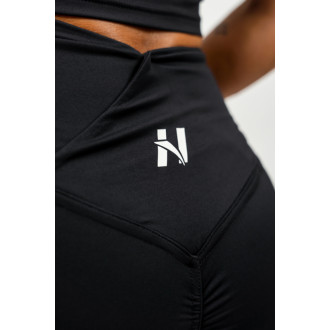 NEBBIA - Magas derekú rövidnadrág AGILE 475 (black)