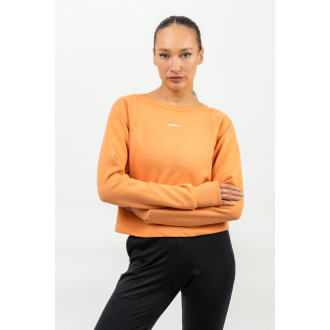 NEBBIA - Crop pulóver GYM SPIRIT 483 (orange)