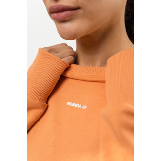 NEBBIA - Crop pulóver GYM SPIRIT 483 (orange)