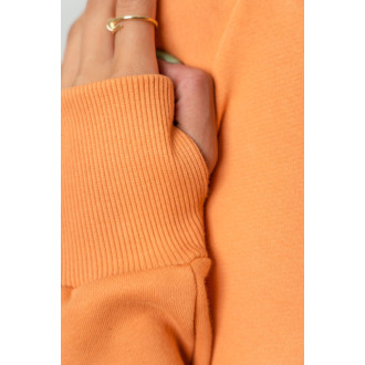 NEBBIA - Crop pulóver GYM SPIRIT 483 (orange)