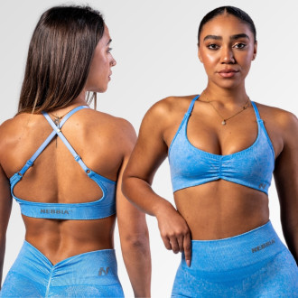 NEBBIA - Sportmelltartó közepes tartással TOTALLY SEAMLESS 305 (blue)