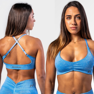 NEBBIA - Sportmelltartó közepes tartással TOTALLY SEAMLESS 305 (blue)