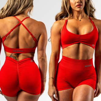 NEBBIA - Sportmelltartó közepes tartással TOTALLY SEAMLESS 305 (red)