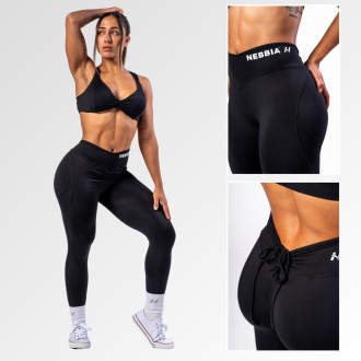 NEBBIA - Alakformáló megkötős leggings OWN YOUR POWER 426 (black)