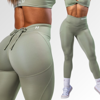 NEBBIA - Alakformáló megkötős leggings OWN YOUR POWER 426 (light green)