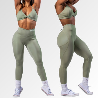 NEBBIA - Alakformáló megkötős leggings OWN YOUR POWER 426 (light green)