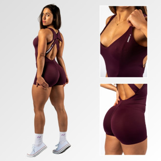 NEBBIA  - Alakformáló sportoveral STRONG BEAUTY 427 (dark red)