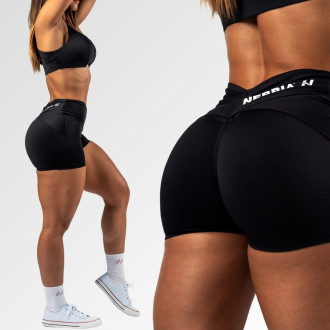 NEBBIA - Alakformáló short V-shaped derékkal STRONG BEAUTY 428 (black)