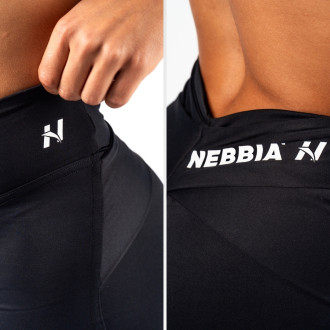 NEBBIA - Alakformáló short V-shaped derékkal STRONG BEAUTY 428 (black)