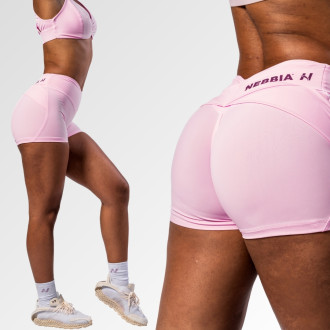 NEBBIA - Alakformáló short V-shaped derékkal STRONG BEAUTY 428 (pink)