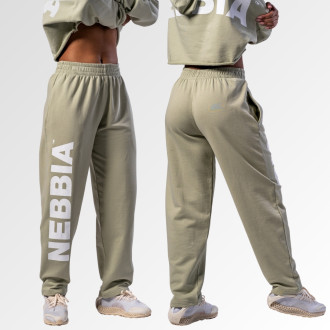 NEBBIA  - Baggy melegítőnadrág BOYFRIEND STYLE 432 (light green)