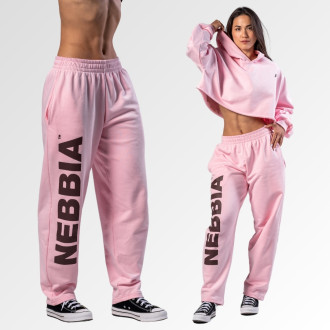 NEBBIA  - Baggy melegítőnadrág BOYFRIEND STYLE 432 (pink)