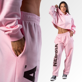 NEBBIA  - Baggy melegítőnadrág BOYFRIEND STYLE 432 (pink)