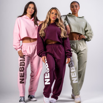 NEBBIA  - Baggy melegítőnadrág BOYFRIEND STYLE 432 (pink)