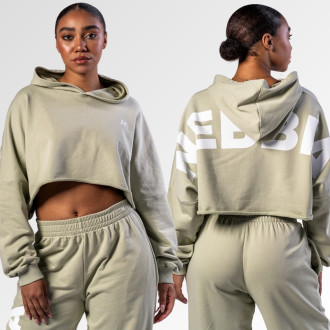 NEBBIA  - Oversized kapucnis melegítő felső OWN YOUR POWER 433 (light green)