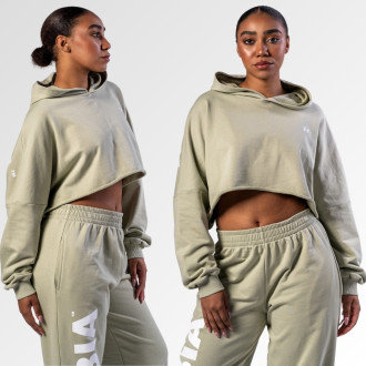 NEBBIA  - Oversized kapucnis melegítő felső OWN YOUR POWER 433 (light green)