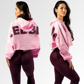 NEBBIA  - Oversized kapucnis melegítő felső OWN YOUR POWER 433 (pink)