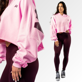 NEBBIA  - Oversized kapucnis melegítő felső OWN YOUR POWER 433 (pink)