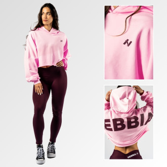 NEBBIA  - Oversized kapucnis melegítő felső OWN YOUR POWER 433 (pink)