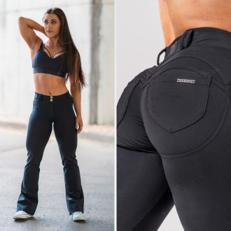 NEBBIA - Flared Bubble Butt leggings 2.0 POWER LIFT 308 (black)