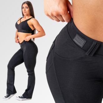 NEBBIA - Flared Bubble Butt leggings 2.0 POWER LIFT 308 (black)