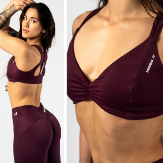 NEBBIA - Sportmelltartó STRONG BEAUTY 424 (dark red)