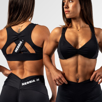NEBBIA - Sportmelltartó STRONG BEAUTY 424 (black)