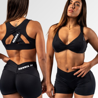 NEBBIA - Sportmelltartó STRONG BEAUTY 424 (black)