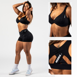 NEBBIA - Sportmelltartó STRONG BEAUTY 424 (black)
