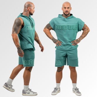 NEBBIA - Férfi short Mr.Olympia logóval 713 (green)