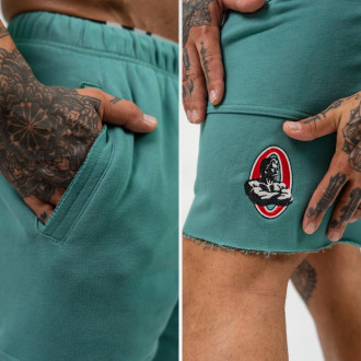 NEBBIA - Férfi short Mr.Olympia logóval 713 (green)
