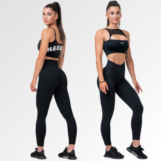 NEBBIA - Classic HERO magas derekú sport leggings 570 (black)