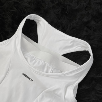 NEBBIA  - Fitness ruha és short 398 (white)