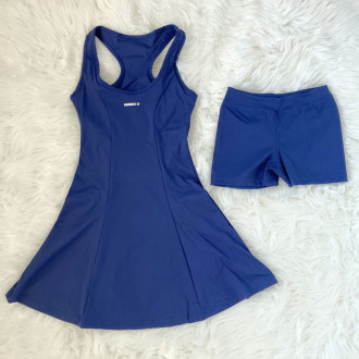 NEBBIA  - Fitness ruha és short 398 (dark blue)