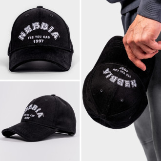 NEBBIA - Baseball sapka YES YOU CAN 107 (black)