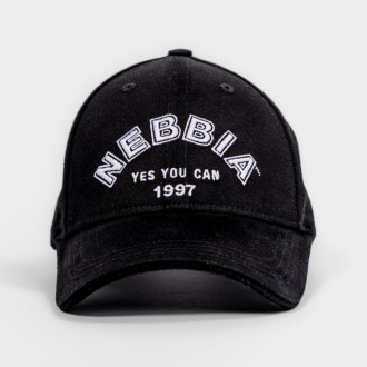 NEBBIA - Baseball sapka YES YOU CAN 107 (black)