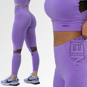 NEBBIA - Magas derekú sport leggings 443 (lila)