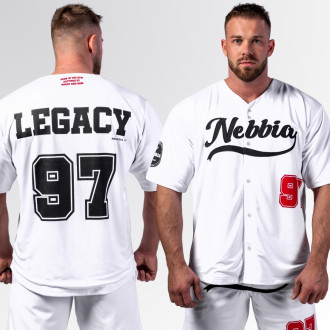 NEBBIA - Baseball stílusú fitness ing 375 (white)