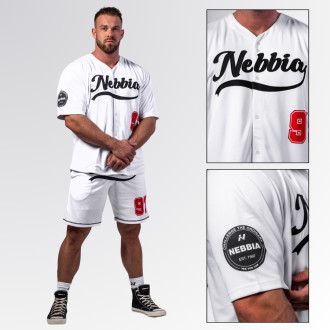 NEBBIA - Baseball stílusú fitness ing 375 (white)