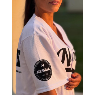 NEBBIA - Baseball stílusú fitness ing 375 (white)