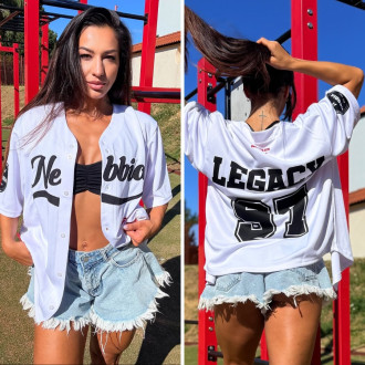 NEBBIA - Baseball stílusú fitness ing 375 (white)