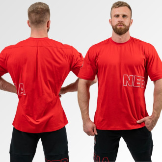 NEBBIA - Férfi póló Mr. Olympia logóval 711 (red)