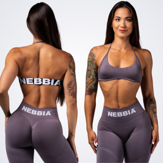 NEBBIA - Sportmelltartó FLOW SEAMLESS 495 (dark grey)