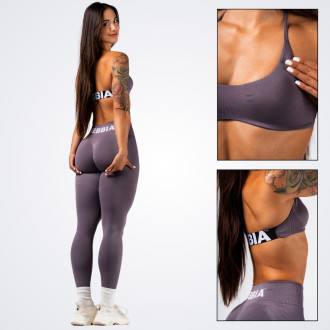 NEBBIA - Sportmelltartó FLOW SEAMLESS 495 (dark grey)