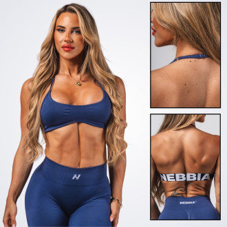 NEBBIA - Sportmelltartó FLOW SEAMLESS 495 (blue)